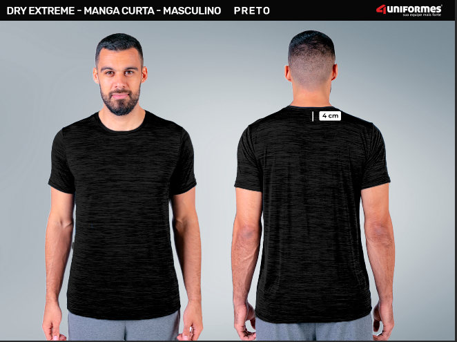 Dry Extreme MC - MASCULINO - PRETO